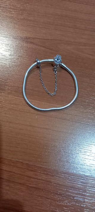 Pulsera plata mano de Fátima