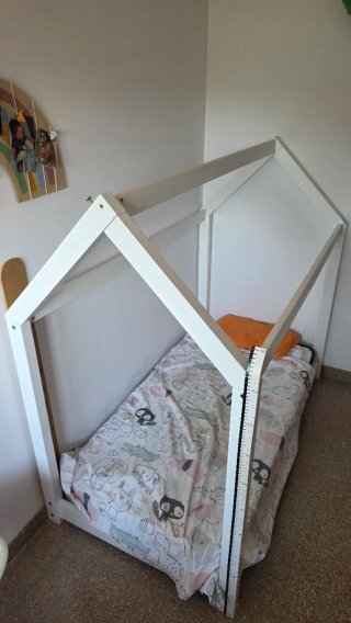 Cama Montessori Infantil Blanca
