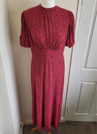 Vestido Next animal print talla 40
