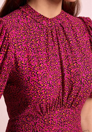 Vestido Next animal print talla 40