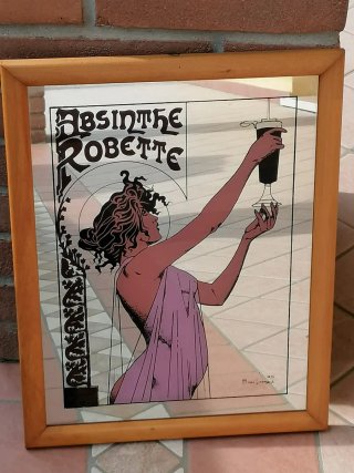 Specchio vintage Robette Absinthe