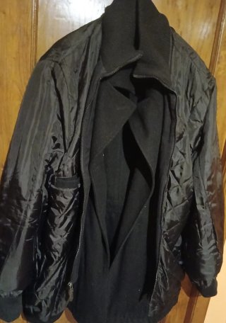 Abrigo Angelo Litrico Talla XXL Negro