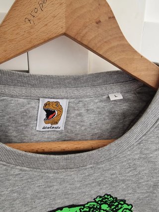 Sudadera Atakontu Gris Dinosaurio Rex
