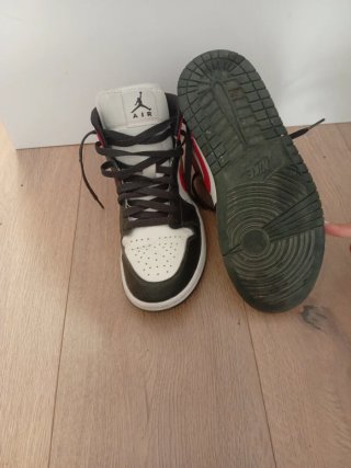 Air Jordan 1 Rojo y Blanco