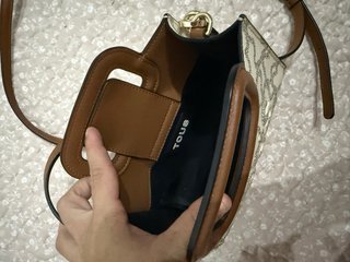 Bolso Tous Beige y Marrón