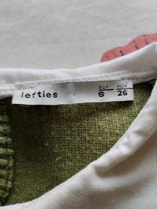 Jersey Lefties cuello Peter Pan Talla S