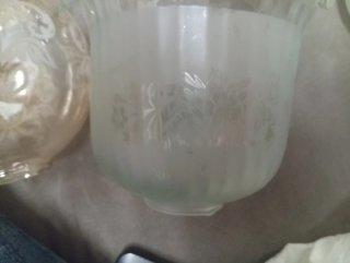 Lote 4+3 tulipas cristal vintage precio unidad