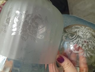 Lote 4+3 tulipas cristal vintage precio unidad