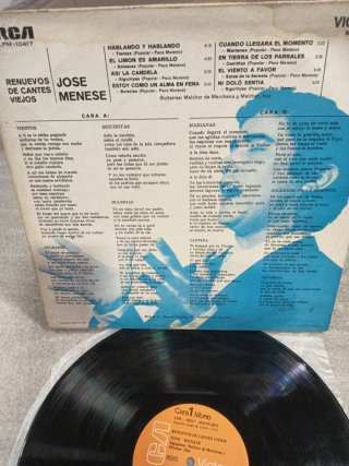 Vinilo José Menese - Renuevos de Cantes Viejos