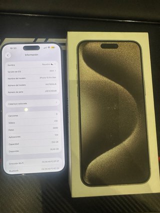 iPhone 15 Pro Max 256GB titanium