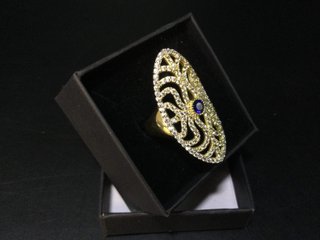 E641898-7 SORTIJA ORO 18K CON CIRCONITA