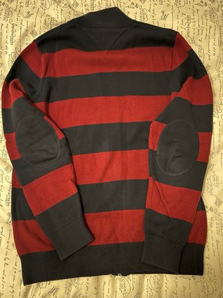 Jersey Tommy Hilfiger Rayas Rojo y Negro