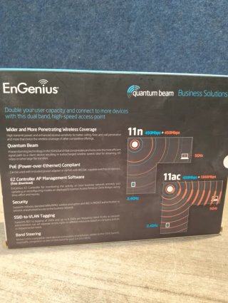 EnGenius EAP1750H - Punto de Acceso de Largo Alcance 11AC, Color Blanco