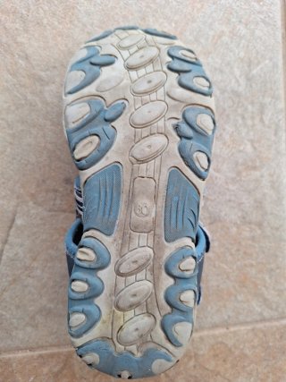 Sandalias cangrejeras niño azul, numero 30