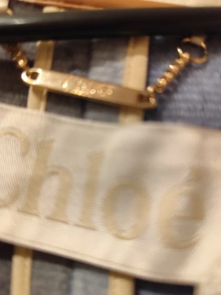 Poncho Chloé Talla Única Beige/Azul