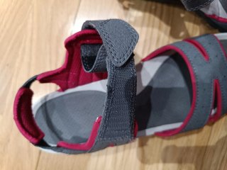 Sandalias Quechua Mujer Gris y Rosa