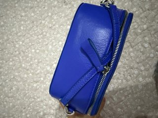 Bolso piel azulón