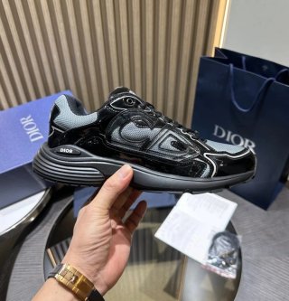 Zapatillas Dior B30 Negras y Grises