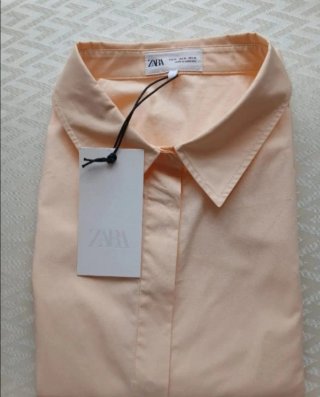 Blusa manga corta beige/amarilla