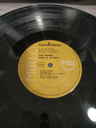 Vinilo José Menese Desde el Olimpia