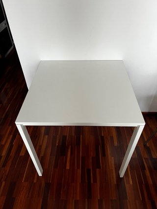 Mesa VIHALS IKEA blanca 74x74 cm