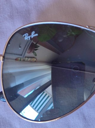 Gafas de sol Ray-Ban Aviator doradas