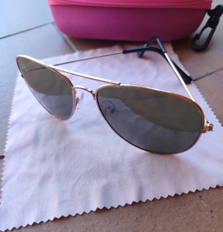 Gafas de sol Ray-Ban Aviator doradas