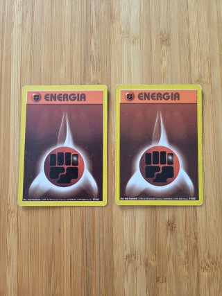 Lotto 53 Carte Energia Pokémon Vintage WOTC ita