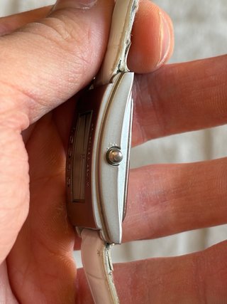 Orologio Gucci Quarzo Vera Pelle Unisex Vintage