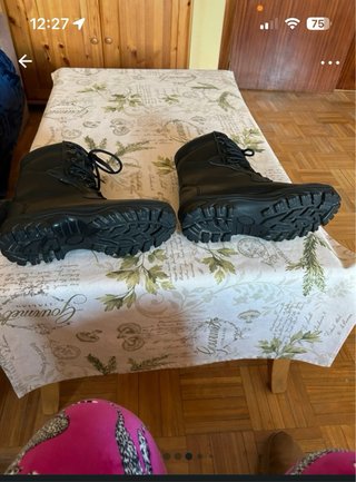 Botas altas caballero negras