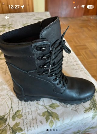 Botas altas caballero negras