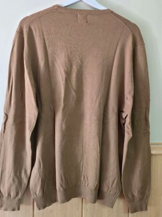 Jersey ZARA punto fino marrón Talla L