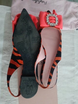 Pretty Ballerinas Talla 38 Atigradas Naranja
