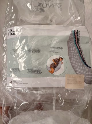 Cojín Lactancia Koala Babycare Gris Lunares