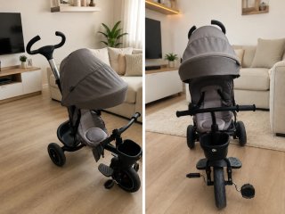 Triciclo infantil gris