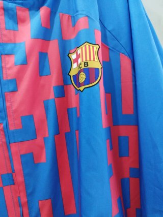 Chaqueta Cortavientos FC Barcelona Azul/Roja Nike