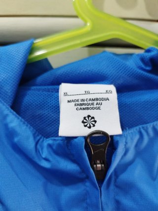 Chaqueta Cortavientos FC Barcelona Azul/Roja Nike