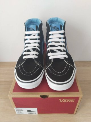 Vans SK8-HI Negras y Azules Talla 39