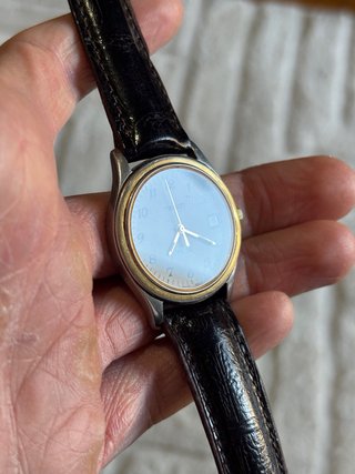 Tissot PR 50 Orologio Vera Pelle Vintage 36mm