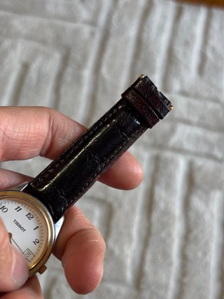 Tissot PR 50 Orologio Vera Pelle Vintage 36mm