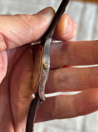Tissot PR 50 Orologio Vera Pelle Vintage 36mm