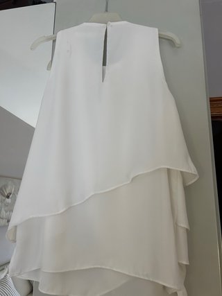 Blusa SPARKLING blanca talla L