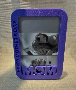 Marco de fotos MOM para Día de la Madre
