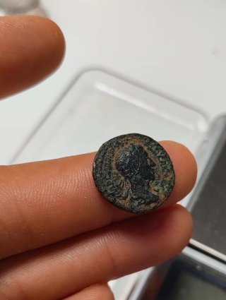 Moneda Romana Denario Alejandro Severo