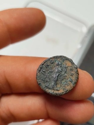 Moneda Romana Denario Alejandro Severo