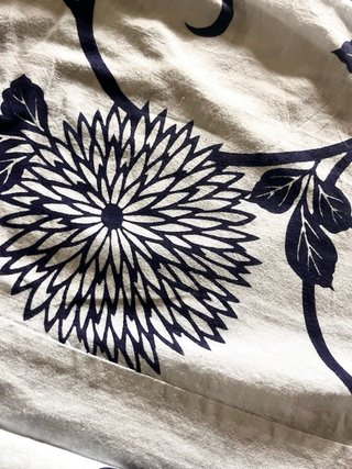Kimono Yukata Japonés Vintage Costura a Mano