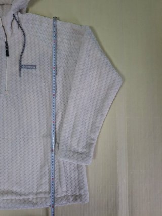 Columbia Fleece Hombre Blanco Vintage
