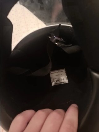 Casco de moto NZI blanco y rosa