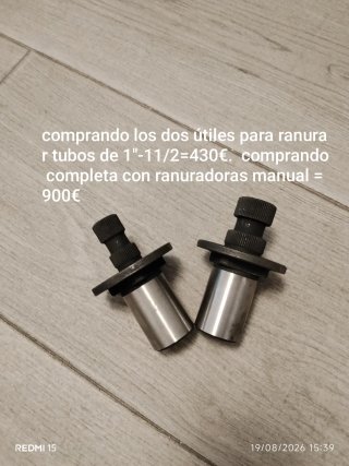 Ranuradora manual 2"-8"