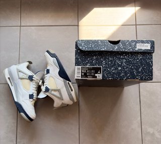 Jordan 4 Blu/Bianco